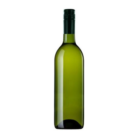 fles witte wijn zonder etiket
